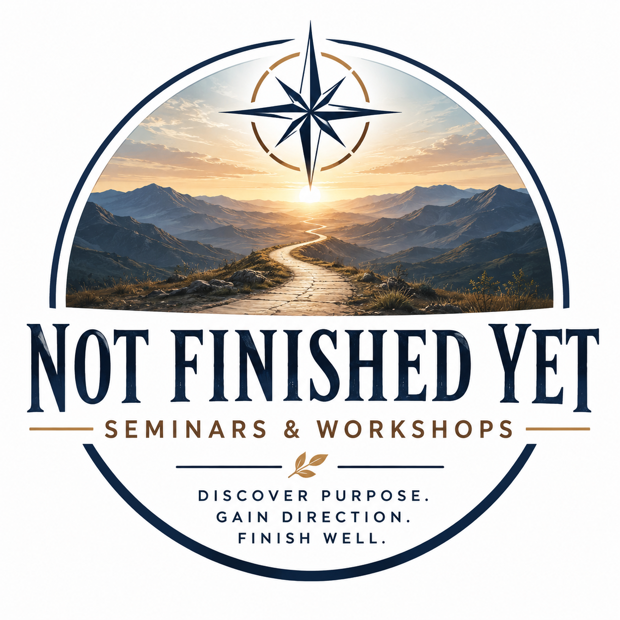 Not Finished Yet Seminars and Workshops logo